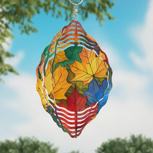 Fall Leaves Wind Spinner