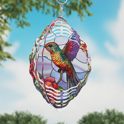Hummingbird Wind Spinner