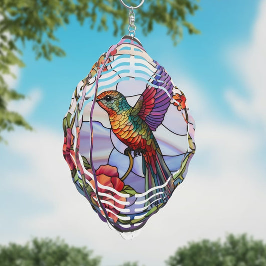 Hummingbird Wind Spinner