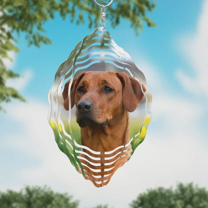 Rhodesian Ridgeback Wind Spinner