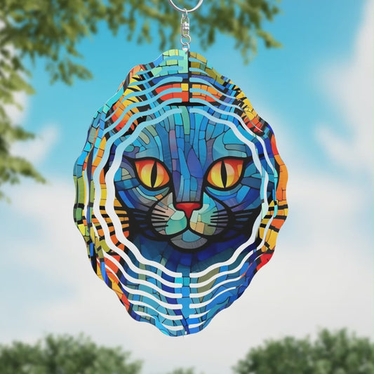 Cat Wind Spinner
