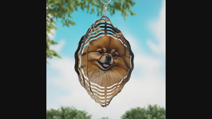 Pomeranian Wind Spinner