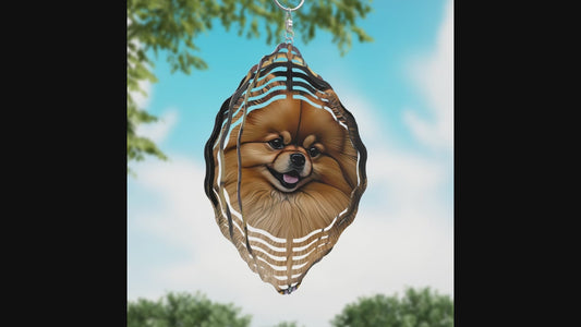 Pomeranian Wind Spinner