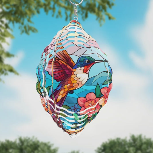 Hummingbird Wind Spinner
