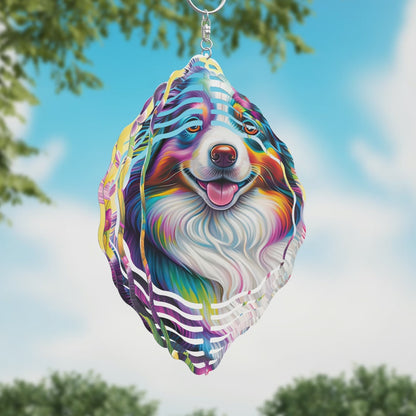 Australian Shepherd Wind Spinner