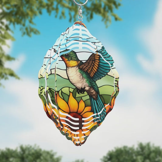 Hummingbird Wind Spinner