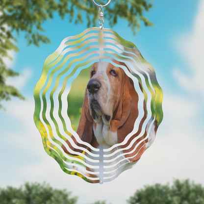 Basset Hound Wind Spinner