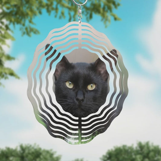 Cat Wind Spinner