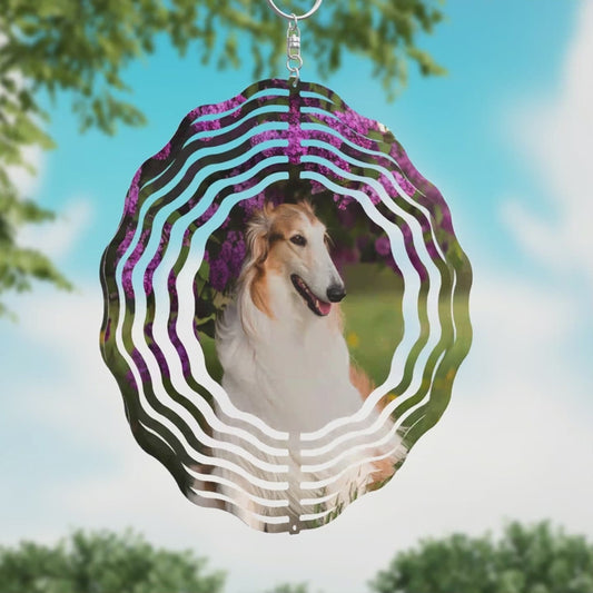 Borzoi Wind Spinner