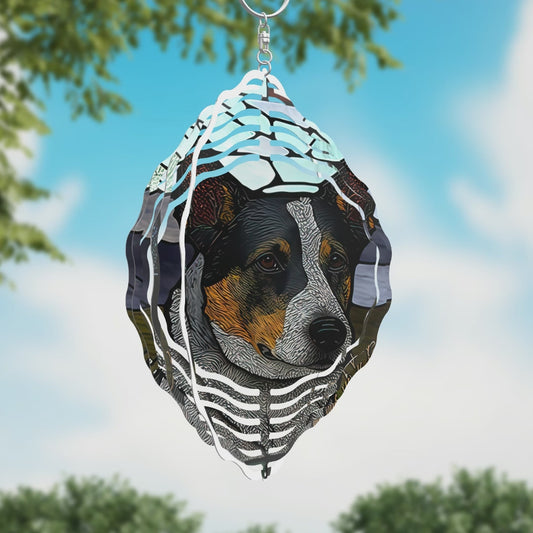 Australian Cattle Dog Wind Spinner