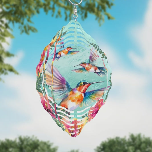 Hummingbird Wind Spinner