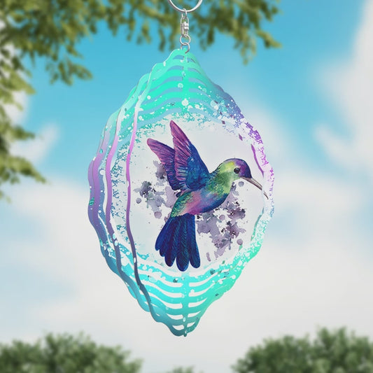 Hummingbird Wind Spinner
