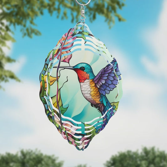 Hummingbird Wind Spinner