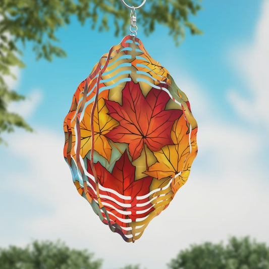 Fall Leaves Wind Spinner