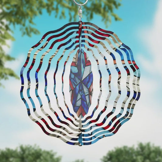 Patriotic Wind Spinner