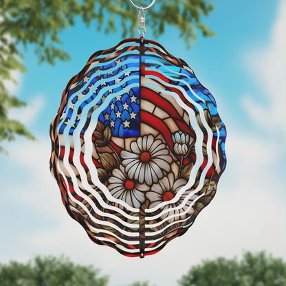 Patriotic Wind Spinner
