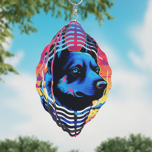 Australian Cattle Dog Wind Spinner