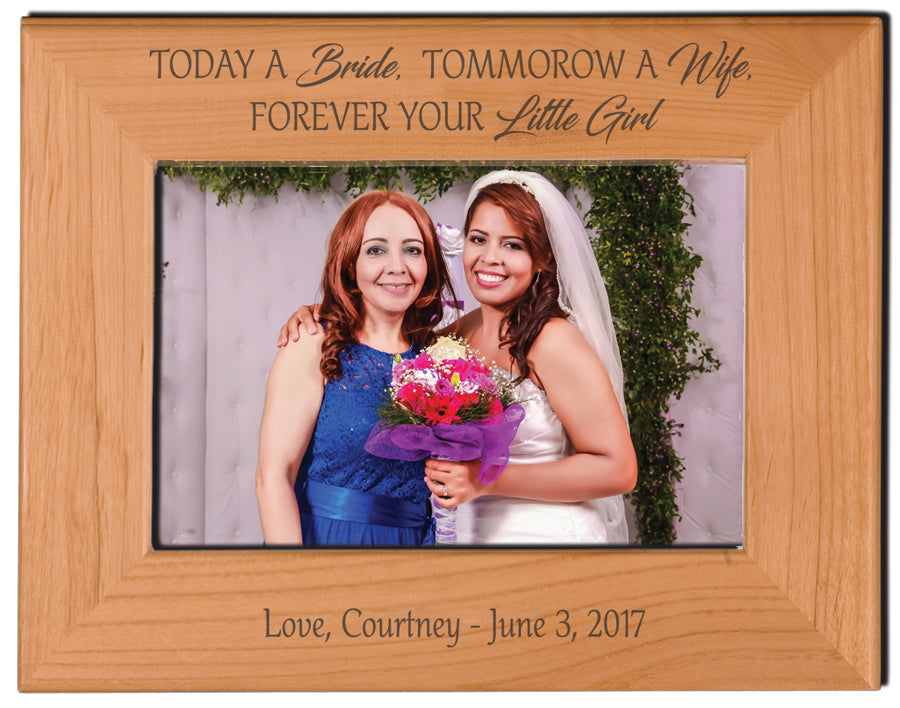 Mother of the Bride Personalized Picture Frame