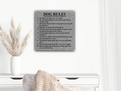 Dog Rules Sign