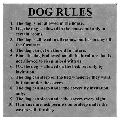Dog Rules Sign